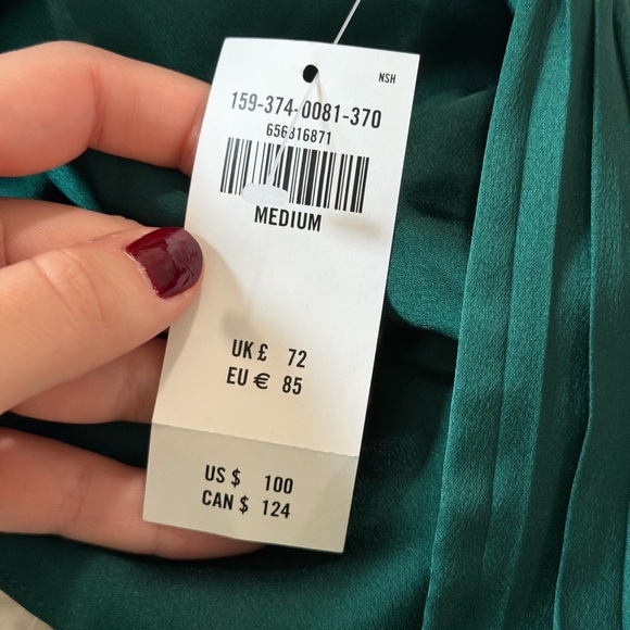 Abercrombie & Fitch Teal Long Sleeve Dress - Picture 3 of 3